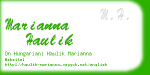 marianna haulik business card